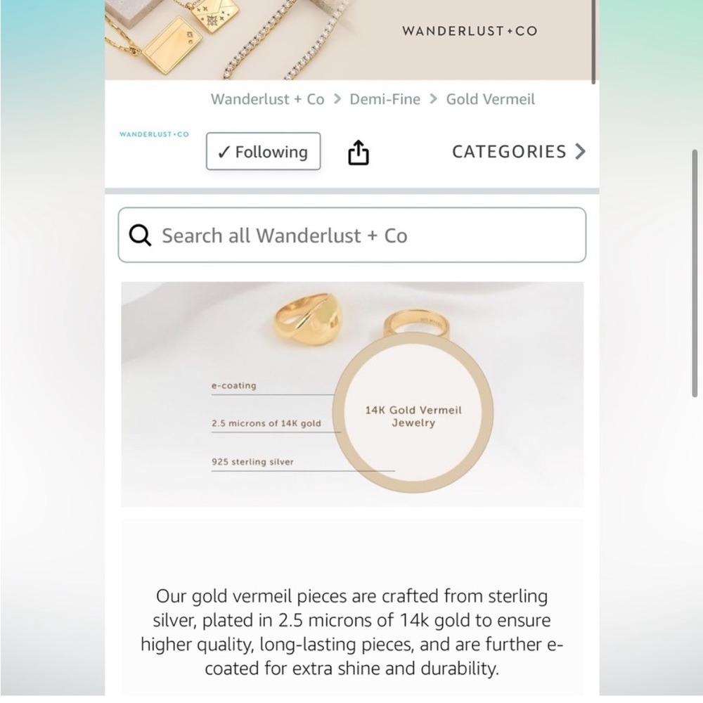 Wanderlust + Co 🌙 18k Filled Rose Gold, Knot Bangle - Picture 11 of 13